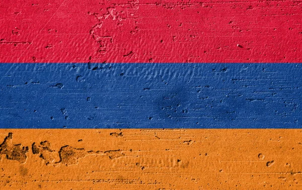 Country Flag Painted Wall — Zdjęcie stockowe