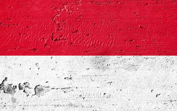 Флаг Страны Нарисованный Стене — стоковое фото