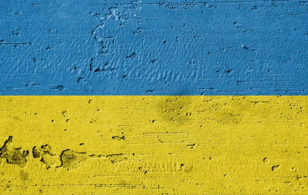 Country Flag Painted Wall — Zdjęcie stockowe