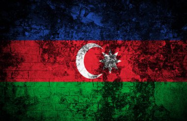 Bayrağı olan eski doku arkaplanı