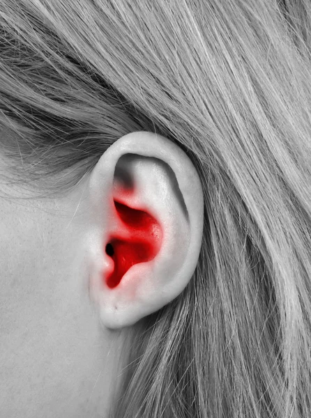 Ear closeup — Stock Photo, Image