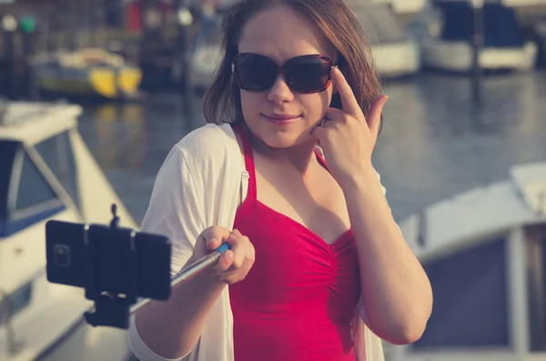 Girl selfie — Stock Photo, Image