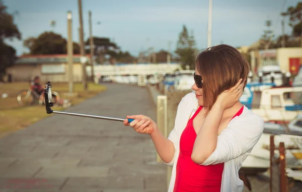 Girl selfie — Stock Photo, Image