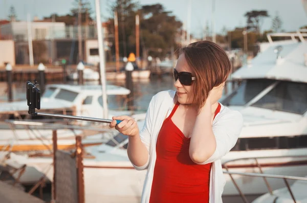 Girl selfie — Stock Photo, Image