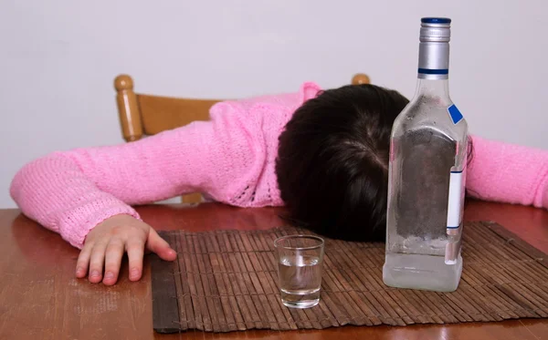 Alcoholisme; — Stockfoto