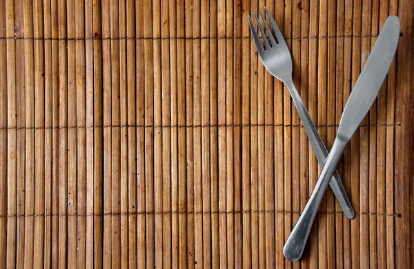 Tenedor y cuchillo — Foto de Stock