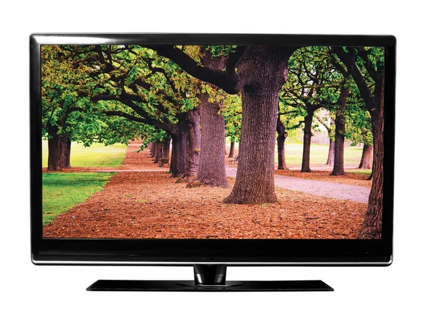 Tv with picture — Stock Photo, Image