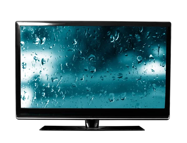 Tv com imagem — Fotografia de Stock