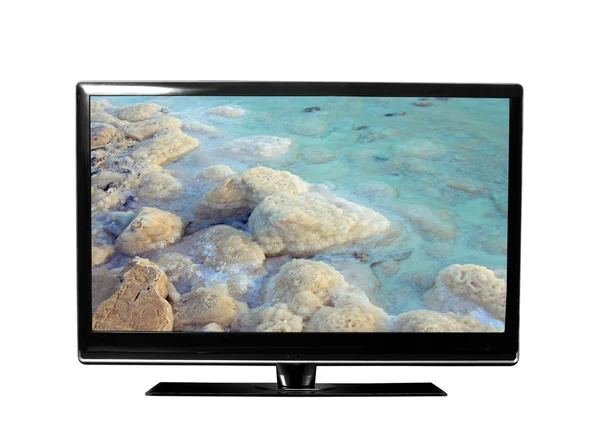 Tv com imagem — Fotografia de Stock