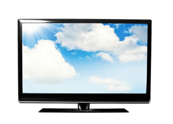 TV mit Bild — Stockfoto