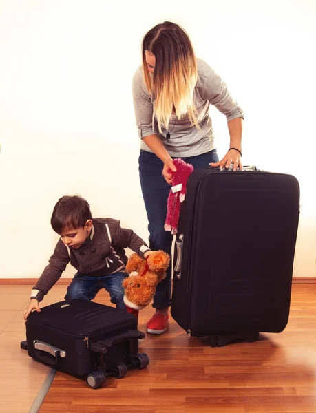 Embalaje para vacaciones — Foto de Stock