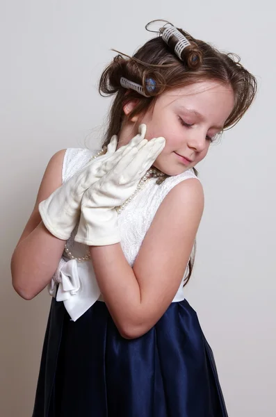 Retrato menina bonita — Fotografia de Stock