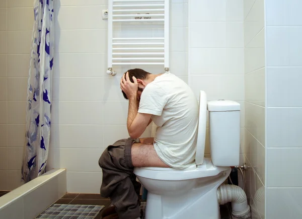 Problems in toilet — Stock Photo, Image