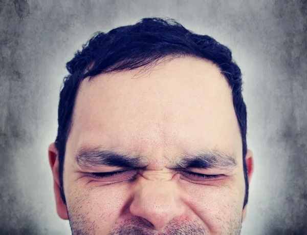 Cara de hombre divertido — Foto de Stock