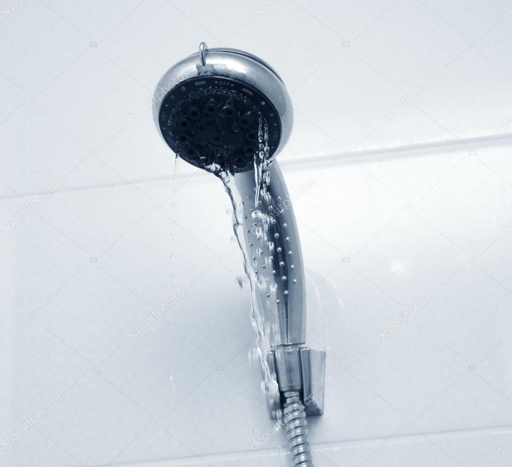 home shower closeup 