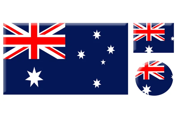 Australia iconos conjunto — Foto de Stock