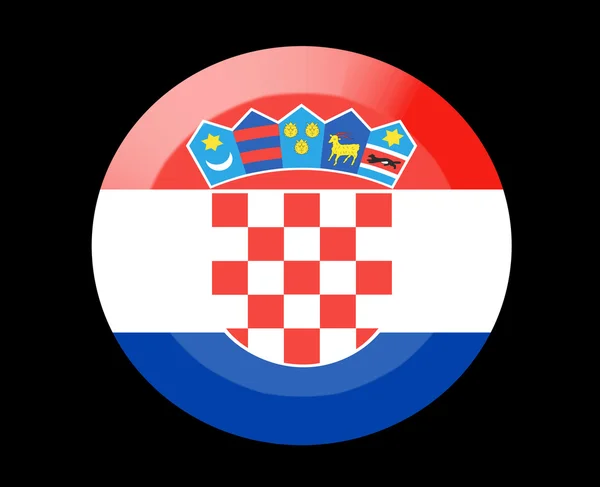 Hırvatistan Icons set — Stok fotoğraf