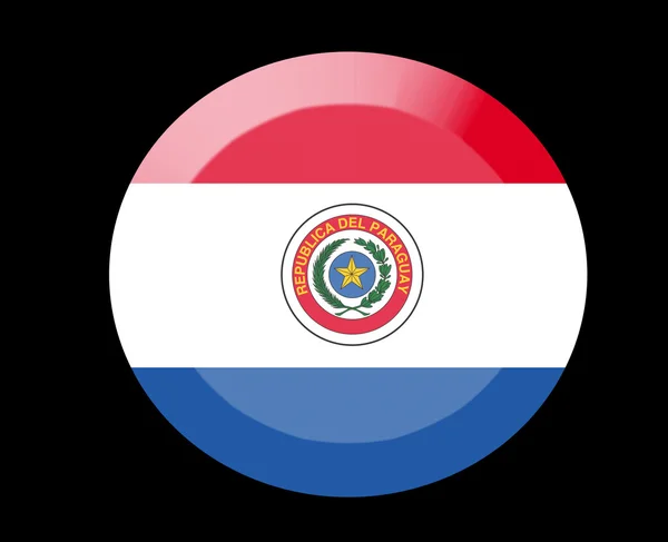 Paraguay icons set — Stock Photo, Image