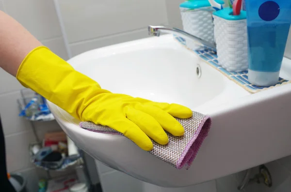 Mycie w domu — Zdjęcie stockowe