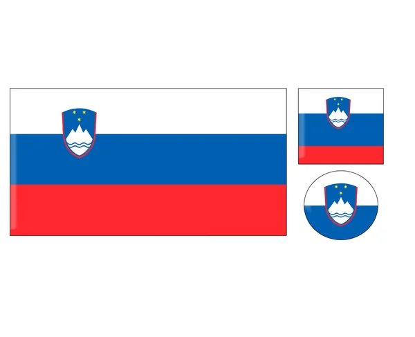 Slovenya Icons set — Stok fotoğraf