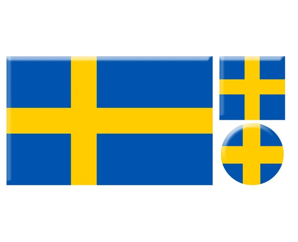 Sweden icons set — Stock Photo, Image