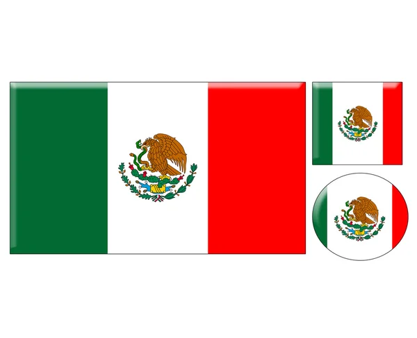 Mexico icons set — Stock Photo, Image