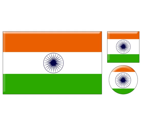 Conjunto de iconos de la India — Foto de Stock