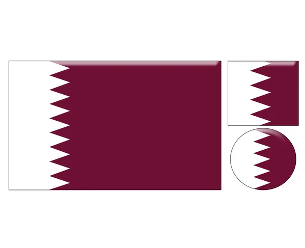 Qatar iconos conjunto — Foto de Stock