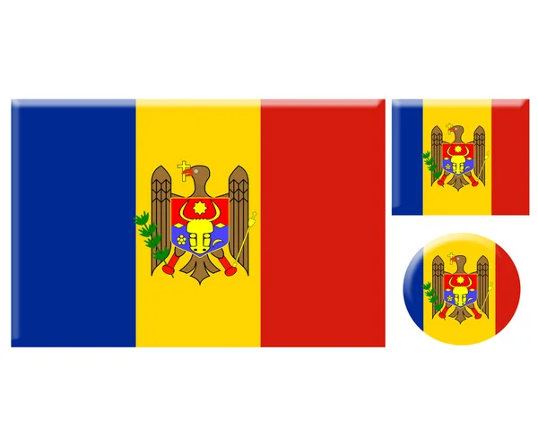 Moldova Icons set — Stok fotoğraf