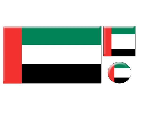 Egyesült Arab Emírségek ikonok beállítása — Stock Fotó