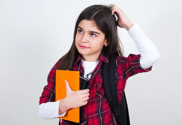 Bella ragazza della scuola — Foto Stock