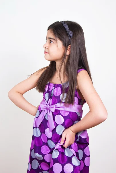 Menina com vestido — Fotografia de Stock