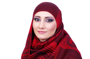 Müslüman kız portre