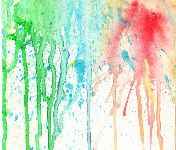 Renkli mürekkep lekeli suluboya nokta arkaplan kağıdı