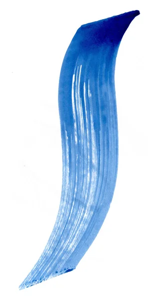 mavi soyut mürekkep darbeleri izole edildi