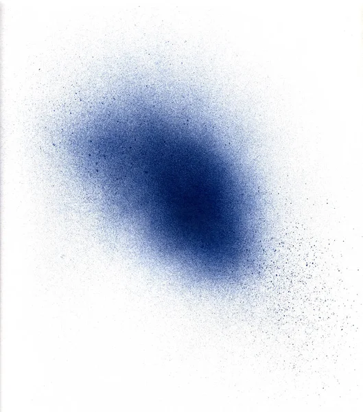 soyut mavi sprey mürekkep lekesi