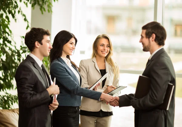 The conference of entrepreneurs. Concluding — Stock Photo, Image