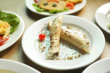 lezzetli yemekler çocukların Restoran tablo