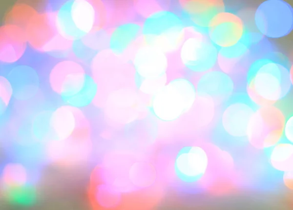 Festive background of blurred colorful bright lights. — Stock Photo, Image