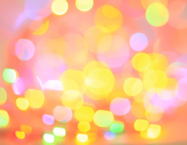 Slavnostní pozadí rozmazaných barevných jasných světel. — Stock fotografie