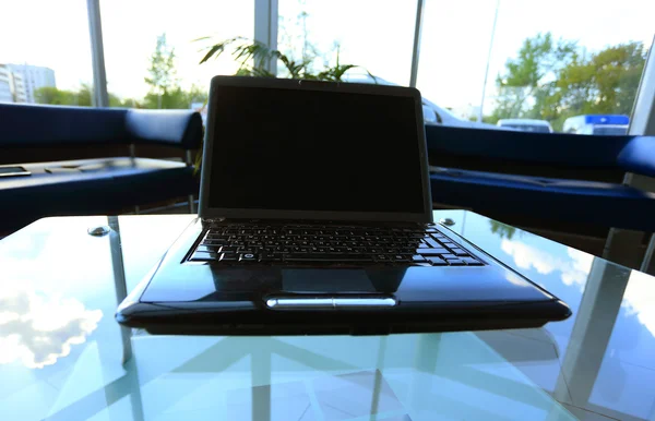 Workspace  modern home office desk with laptop and equipment — Stock Photo, Image