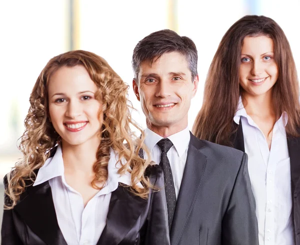 A group of attractive and successful business — Stock Photo, Image