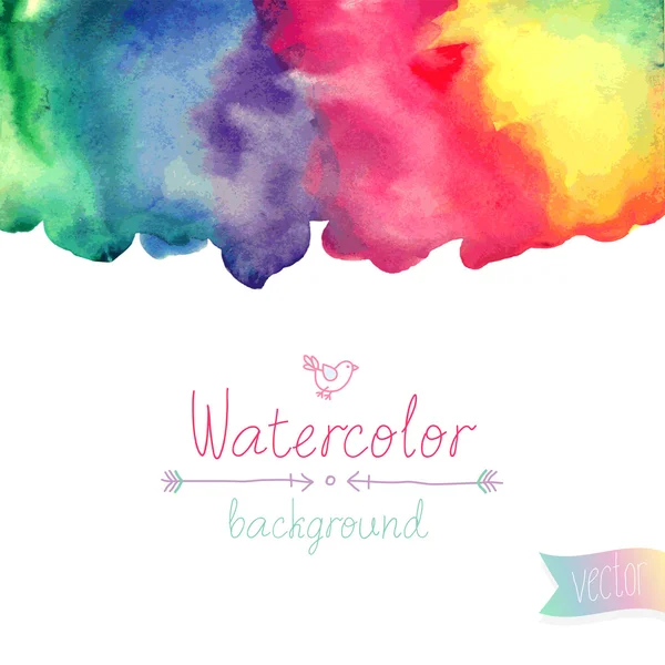 Vector Watercolor background. — Stock Vector