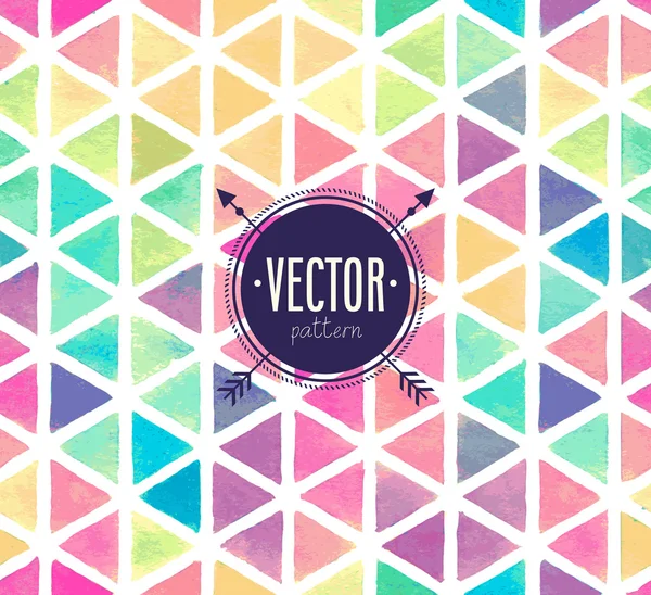 Padrão sem costura Vector Watercolor . — Vetor de Stock