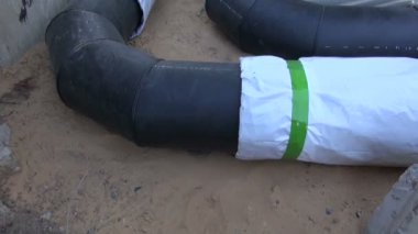 Bir plastik su boruları