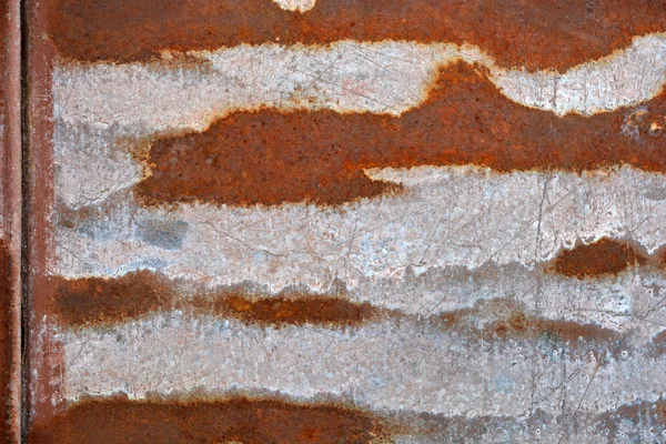 Rusty metal estanho fundo — Fotografia de Stock