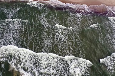 Deniz dalgaları soyut arkaplan, hava manzarası