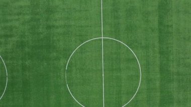 İHA 'dan yeni yeşil spor sahası, hava manzaralı