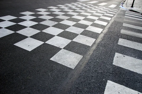 Evening asphalt bacground in Paris street — Stock Photo, Image