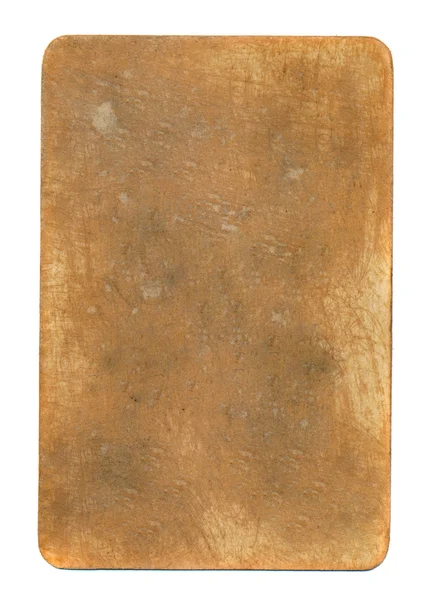 古代のダーティ プレイ カード空の背景 — ストック写真
